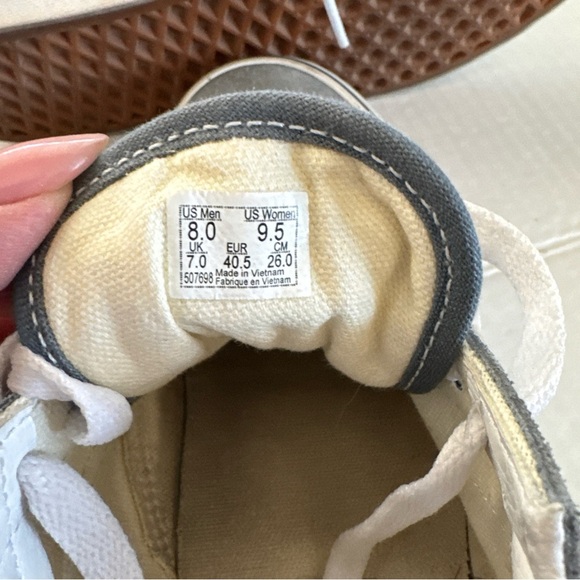 Vans Gray and White Sneakers - Picture 2 of 10